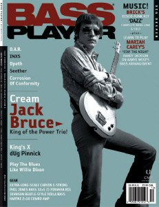 Jack on the Cover of December's BassPlayer