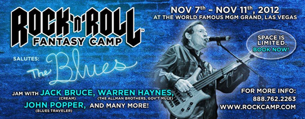 Jack to be Featured in Rock 'n' Roll Fantasy Camp Nov. 7-11 in Las Vegas, Nevada