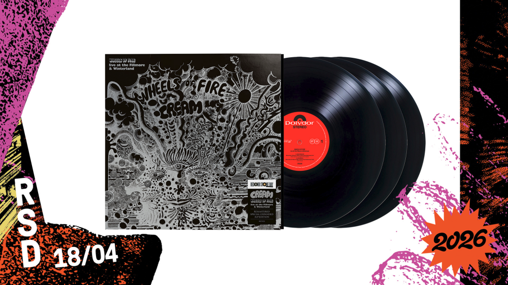 Record Store Day 2026 : Cream – Wheels Of Fire: Live At Filmore & Winterland