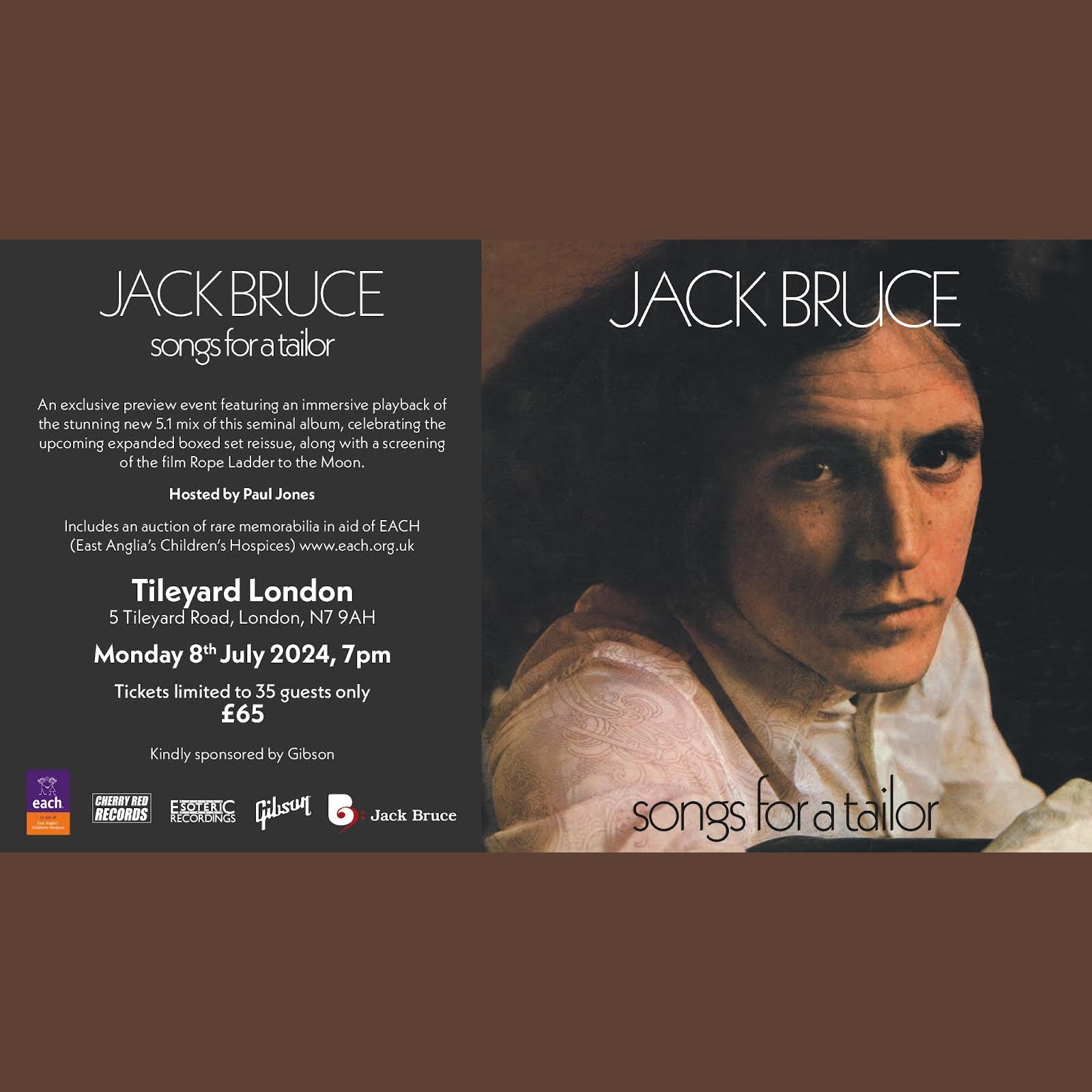 Songs for a Tailor Exclusive Playback Event
